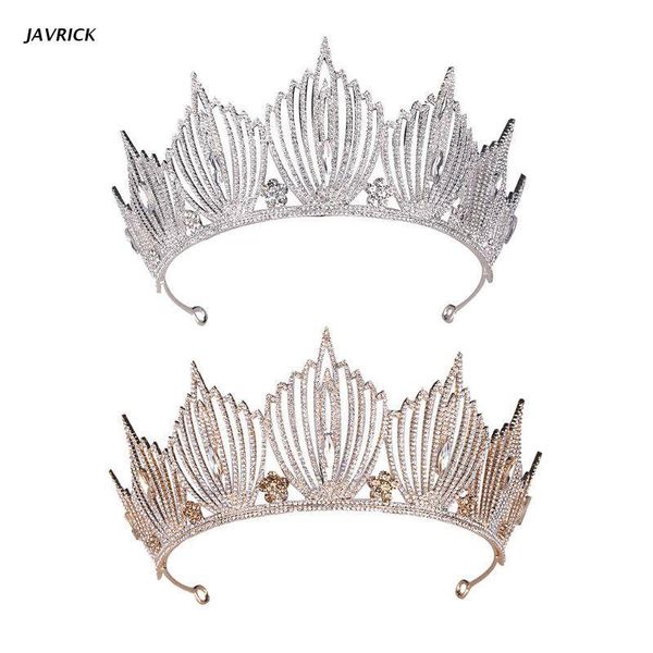 

hair clips & barrettes birthday crown rhinestone crystal decoration headband prom queen with girl, Golden;silver