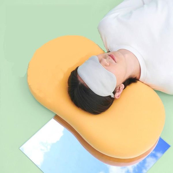 

pillow yellow color for students helps sleep memory comfortable bedding bedroom