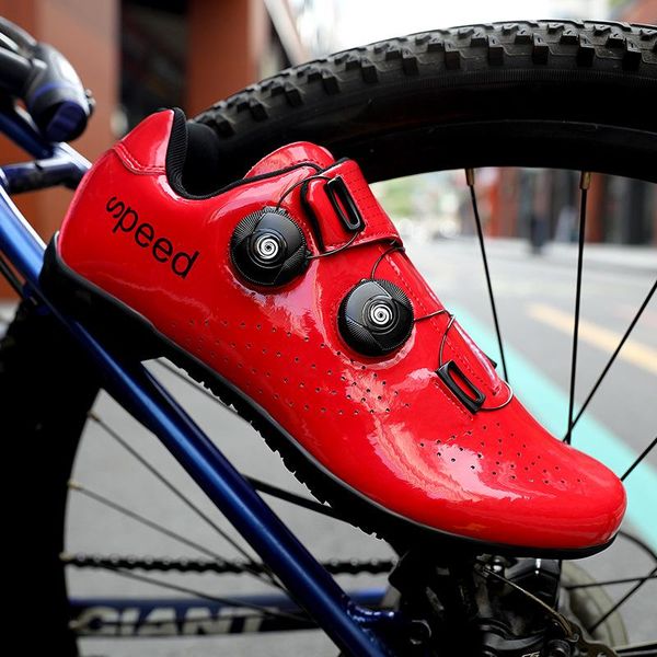 

cycling footwear 2021 shoes spd road track women man spin mountain trekking bicycle sneakers male mtb route biking, Black