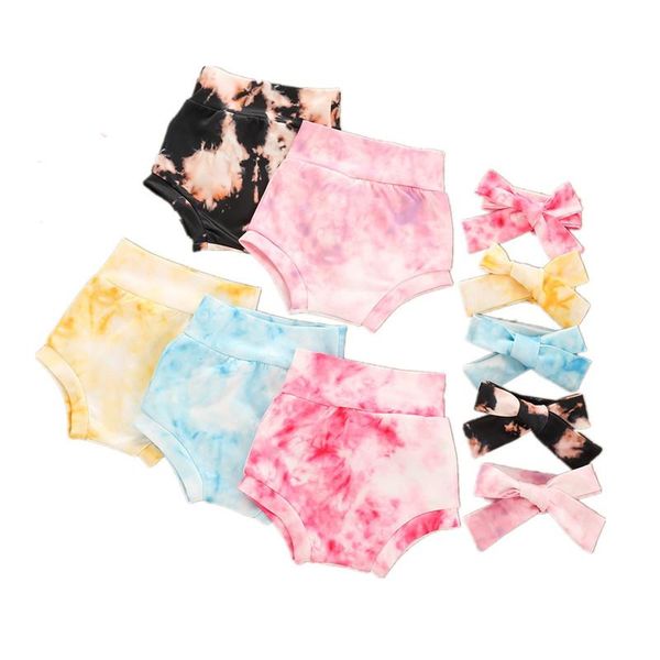 

spring autumn baby girls clothing sets born infant ribbed knitted romper+leopard print shorts+headband cotton outfits shorts, Black