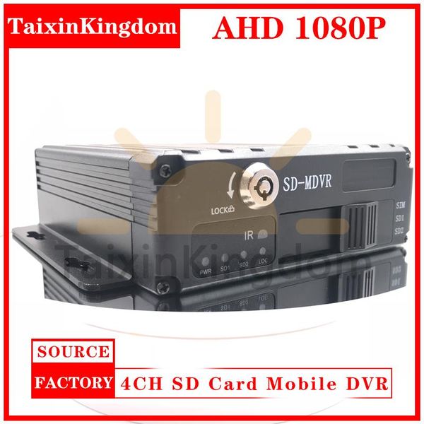 

wholesale ahd 1080p 4ch sd card local playback vehicle video recorder h.264 hd monitoring host car dvr dvrs