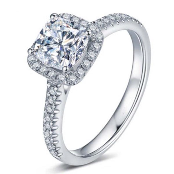 

wedding rings fashion show elegant temperament jewelry womens girls white filled ring drop in stock, Slivery;golden