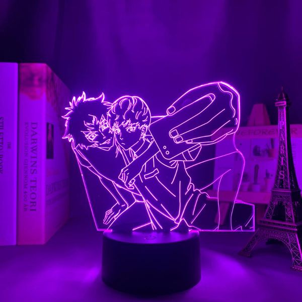 

night lights devilman crybaby led light for room decoration manga birthday gift kids bedroom decor table 3d lamp anime