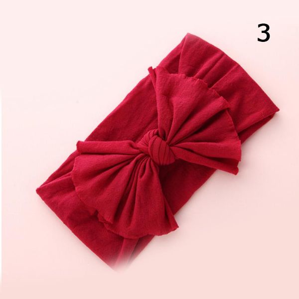 

hair accessories baby girls kids toddler bow knot headbands korean stretchy sweet bands turban head wrap for gifts, Slivery;white
