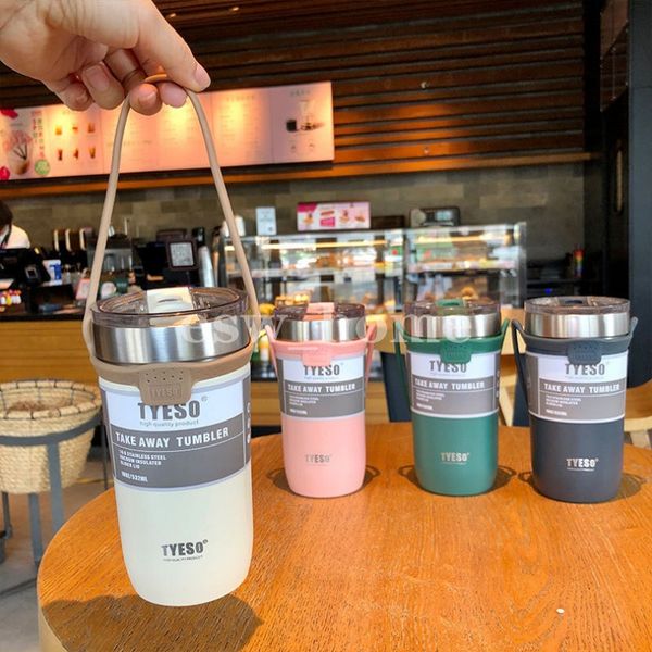 

710ml/550ml double stainless steel 304 coffee mug leak-proof thermos milk travel cup vacuum water thermal bottle