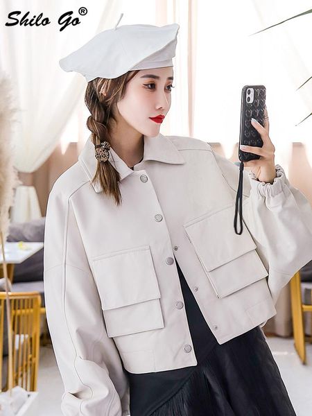 

women's leather & faux b-8-243, Black