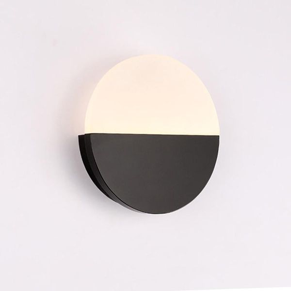 

wall lamps 4w lamp acrylic sunset round led sconce light tv background decrative bedroom bedside el bar aisle lighting