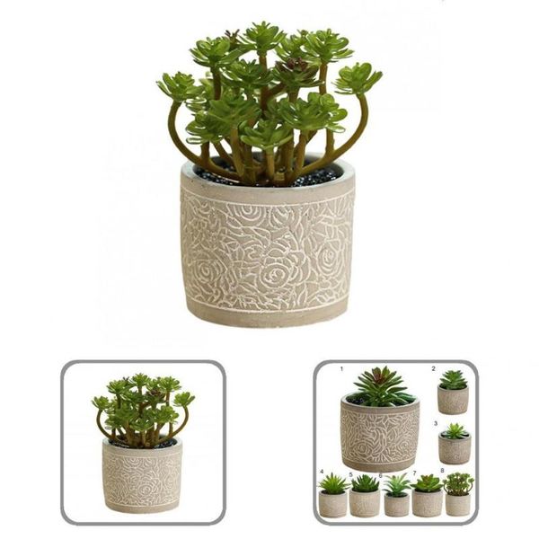 

decorative flowers & wreaths plastic 1 set beautiful windowsill artificial plants lightweight not wither for office