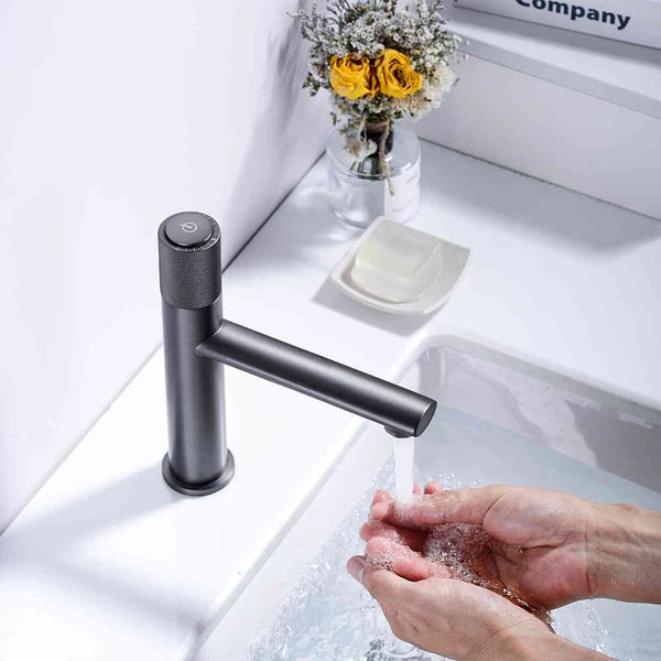 

bathroom sink faucets mixer tap cold solid brass basin faucet gunmetal deck mounted single hole handle vanity water tapware 92