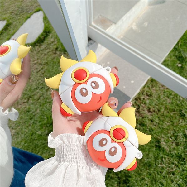 

the cases for apple airpods 1 2 pro charging box case good looking and fall proof with key chain cartoon elf prince design