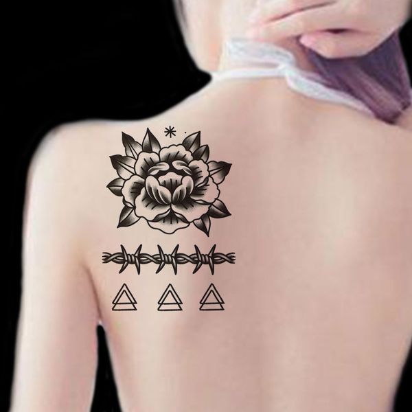 

tattoo stickers are waterproof and durable. they fashionable for men women. the back arm of the h is like a rose skeleton