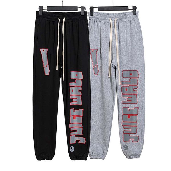 

2021 vlones fast sweatpants all-match casual sports pants for men and women couples, Black