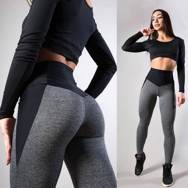 

women high waist yoga pants seamless tights leggings tummy control butt lift moisture wicking blue pink gray fitness workout running summer