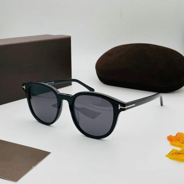 

sunglasses 2021 trendy retro women tom round men designer tf752 with original box, White;black
