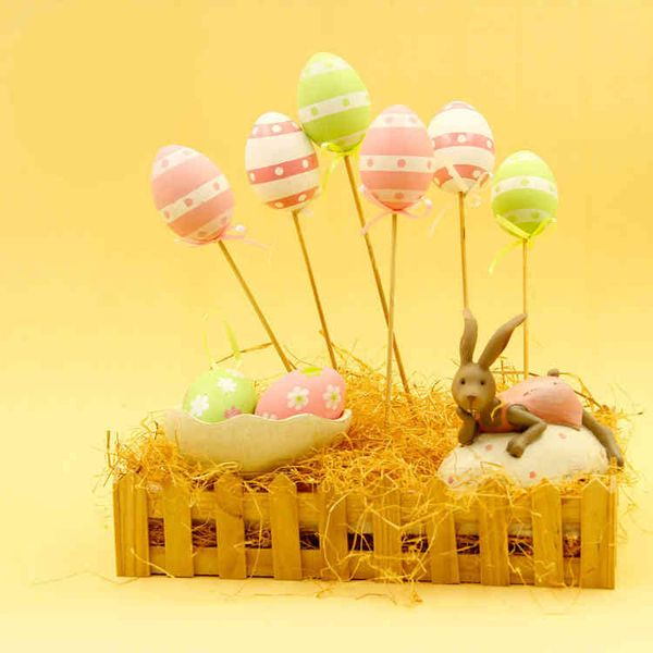 

yinghao decoration diy imitation easter gift jewelry branch colored egg