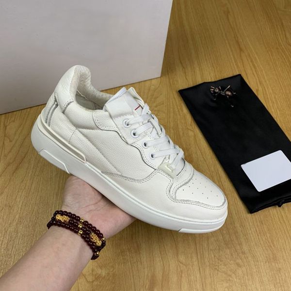 

2021 fashion mens causal shoes comfortable spring and fall magic tie slip platform walking outdoor shoe with box quality, Black