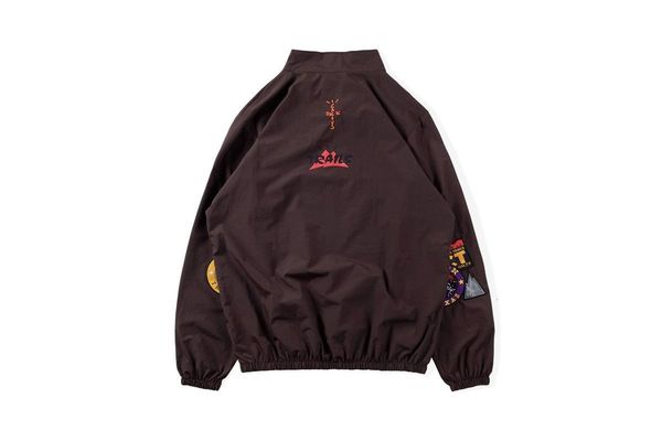 

parkas Travis scott embroidered cactus trails jacket kanye west hip rainproof astroworld jackets, Black