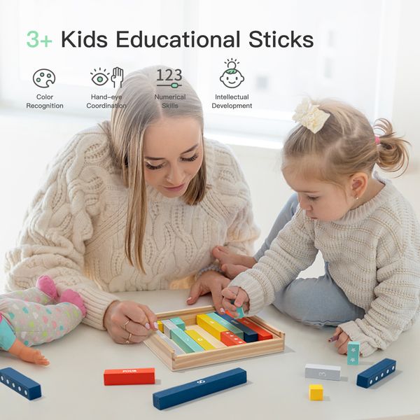 

Cuisenaire Rods Montessori Math Learning Tools Math Manipulatives for Kids