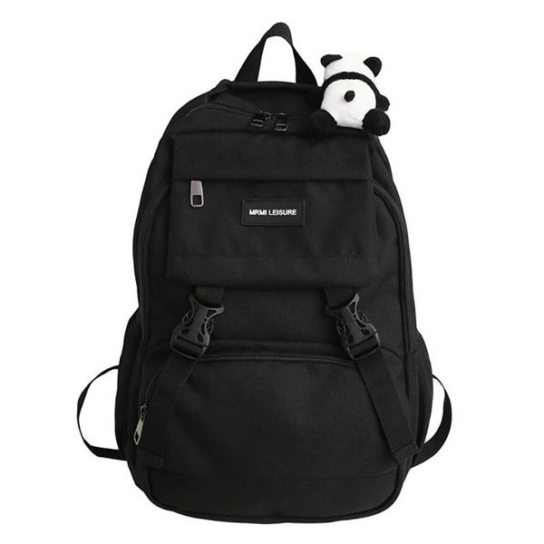 

backpack teenage girls school bags fashion black large book bag student girl