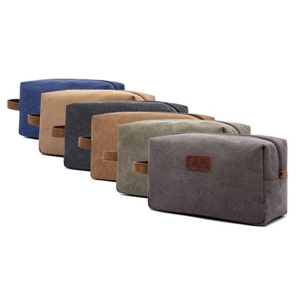 

retro men travel shaving dopp kit cosmetic makeup organizer canvas toiletry bag fashion cases storage bags