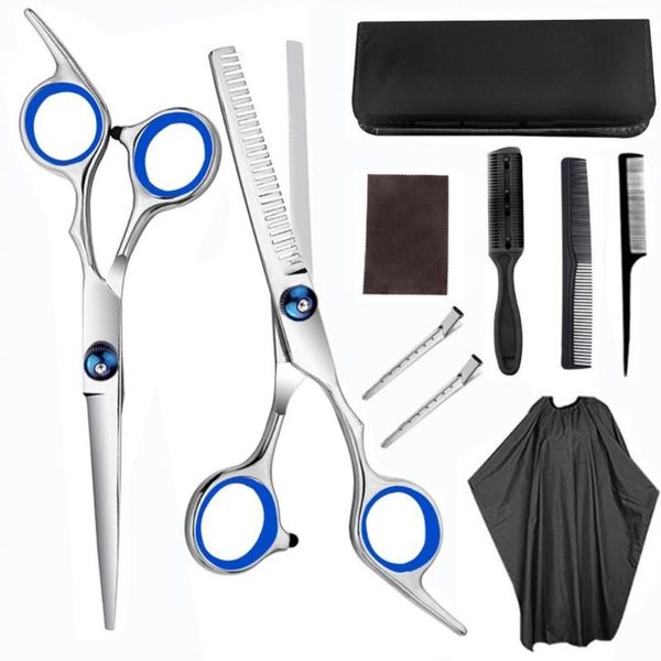 

hair scissors 50% professional cutting thinning shears barber cape hairdressing set