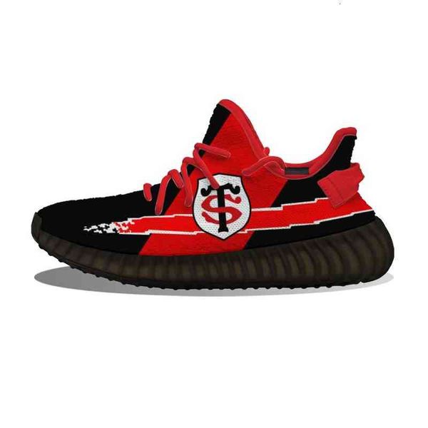 

customizationstade diymanual toulousain running shoes mesh printed mens womens trainers outdoor sports sneakers555, Black;white