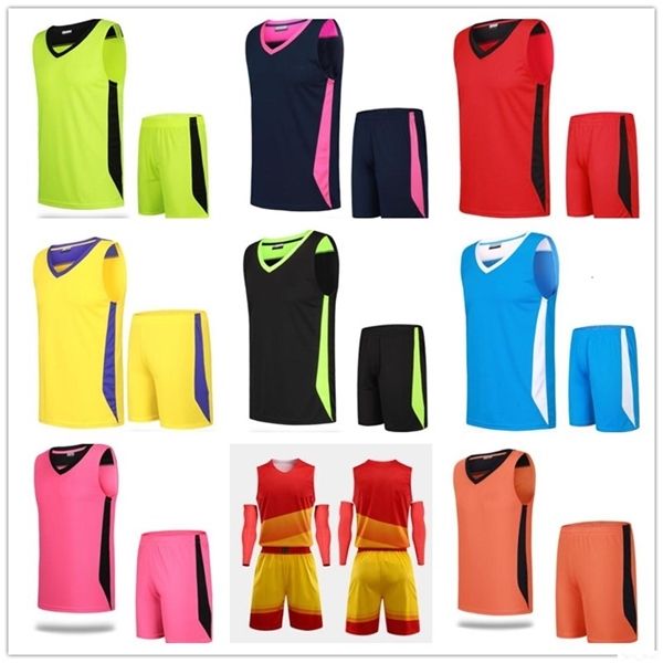 

customize any name any number man women girl youth kids boys basketball jerseys sport shirts as the pictures you offer zz0255, Black;red