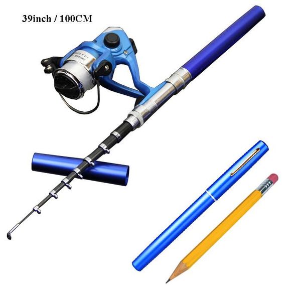 

boat fishing rods smart kingfisher 39inch mini pocket pen rod reel combos portable for kids woman ice