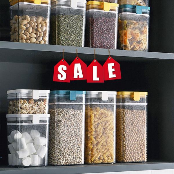 

500/1000/1600ml storage container plastic kitchen refrigerator noodle box multigrain tank transparent sealed bottles & jars