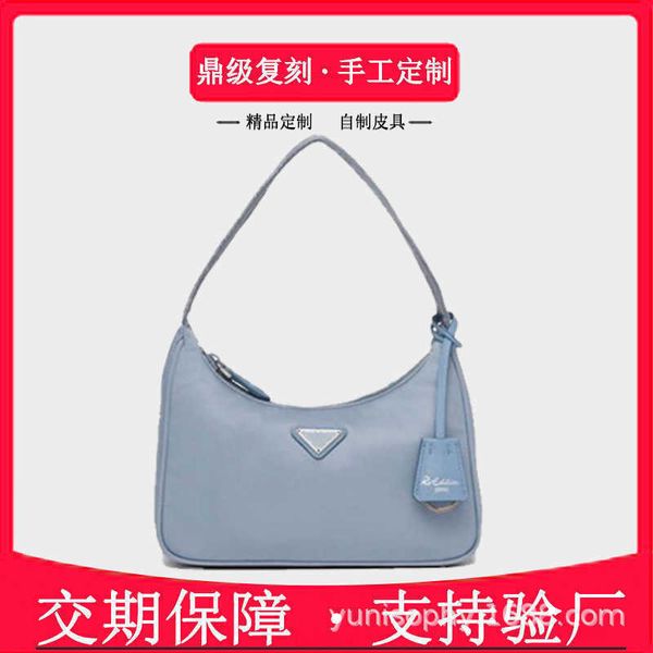 

2021 new nylon underarm bag prad women's bag mini hand net red hobo bagszly