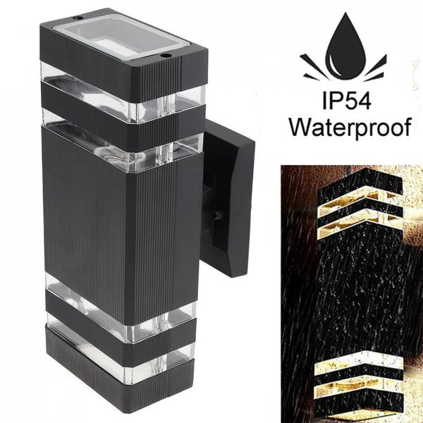 

wall lamp e26 /27 modern outdoor waterproof porch light upper and lower for indoor