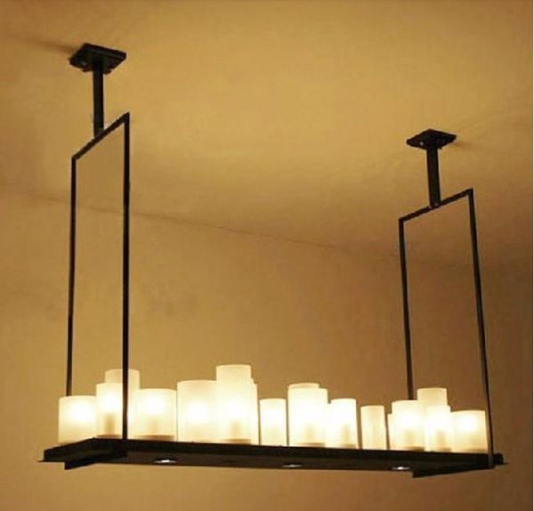 LED Candleier Candelabro Kevin Reilly Altar Modern Pingente Lâmpada Kevin Reilly Iluminação de vela inovadora e luminária de metal