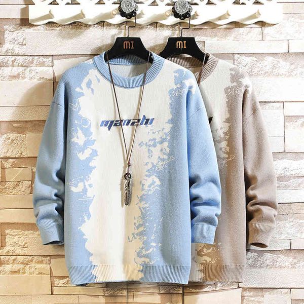 

men's sweaters male autumn sweater, fashionable men's blouse, with shredder work, hip hop pattern, plus size, 7xg, 6xl, ucl4, White;black