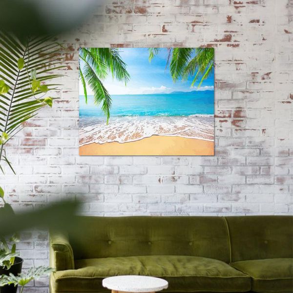 

paintings diy painting by numbers kit schilderen op nummer beach desert colorful paint adults wall art picture home decor