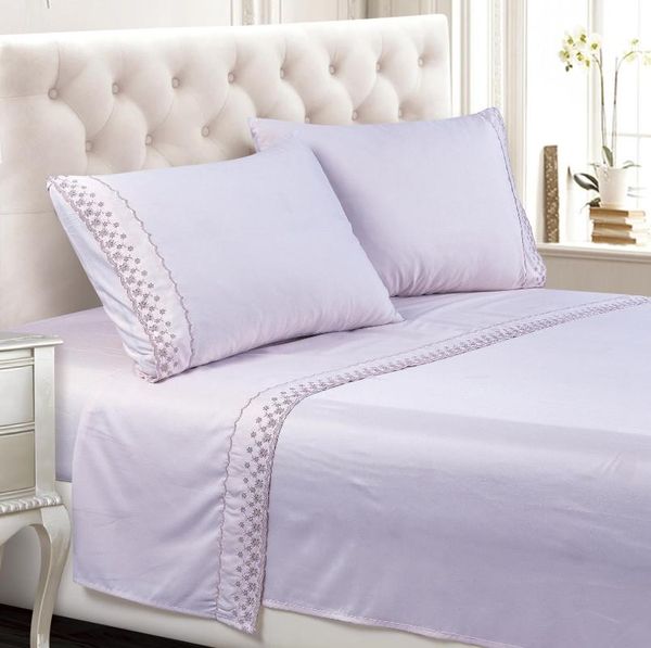 

bedding sets happy living soild color comfortable soft luxury embroidery gold set