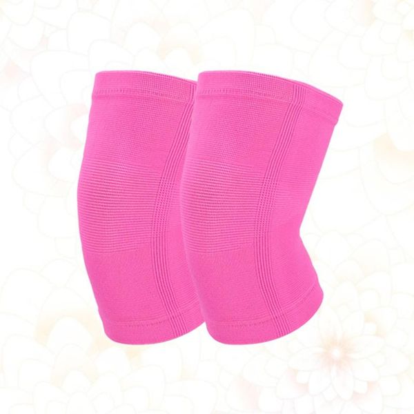 

pair sports knee support nylon cover elastic kneecap protective pad sleeves joint pads keel protector for climb elbow, Black;gray