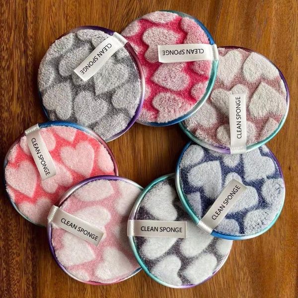 

sponges, applicators & cotton 1 pcs makeup pads large double sided wash face puff reusable professional facial cleansing tool