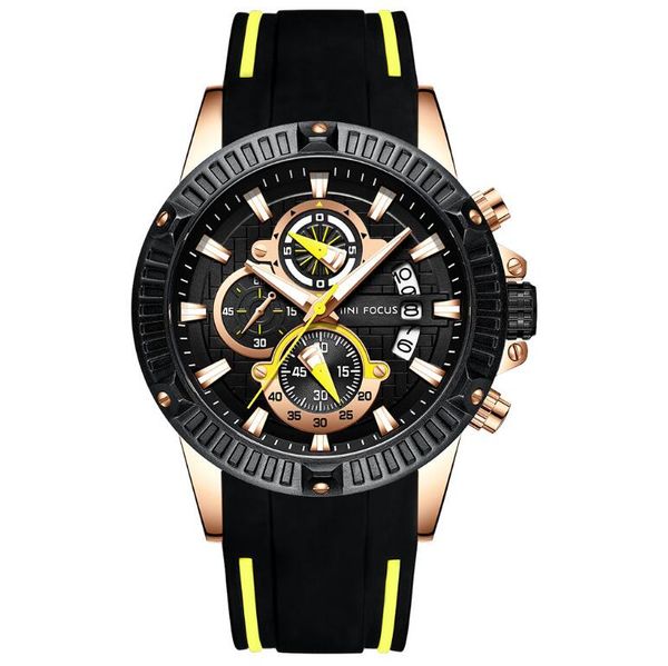 

Relogio Masculino Fashion Mens Watches Top Brand Luxury Silicone Sports Watch Men Quartz Date Clock Waterproof Wristwatches, Red