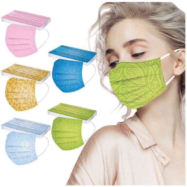 

disposable mask with three-layer melt blown pattern printing and anti-dust 4lbm