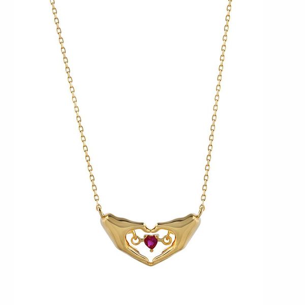 

romantic simple fashion heart love forever zircon pendant 925 sterling silver necklace for women wedding party jewelry necklaces