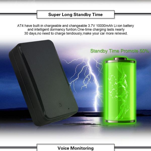 

car gps & accessories multi-function vehicle device wifi gprs tracker at4 gt730 listen-in tamper alert waterproof strong magnet installation