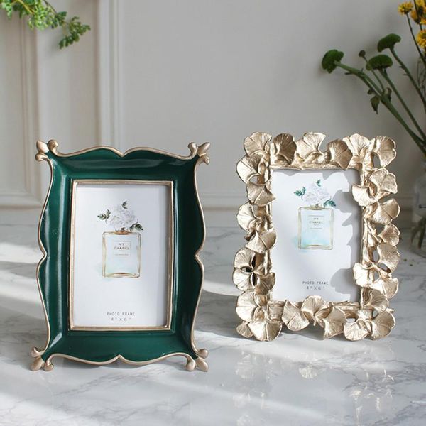 

frames and mouldings 6-inch nordic po frame rectangle multifunctional picture certificate resin wedding bedroom deskdecoration crafts
