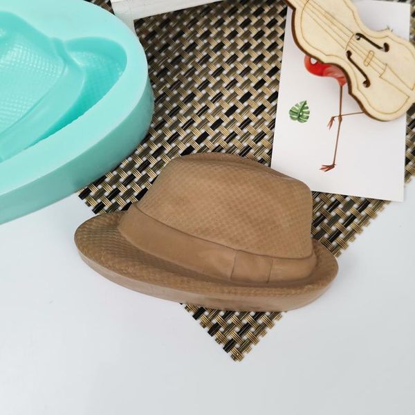 

baking moulds 2d bowler basiner stiff hat melonik shape candle soap silicone mold diy handmade mould home decoration crafts