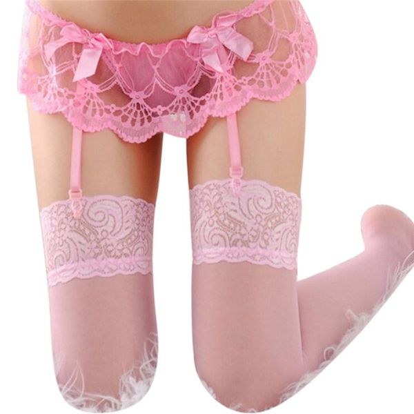 

1pc fashion women lace soft suspender garter belt black white (not include the stockings) socks & hosiery