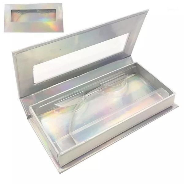 

eyelash packaging box 3d 25mm mink lashes false lash boxes holographic1