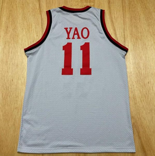 

rare basketball jersey men youth women vintage yao ming high school size s-5xl custom any name or number, Black