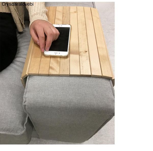 

kitchen storage & organization natural wood sofa tray table wheel folding armrest bamboo slip insulation pad