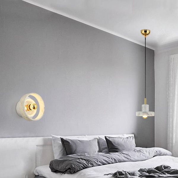 

wall lamp vintage lights iron bedside aisle corridor espelho home deco