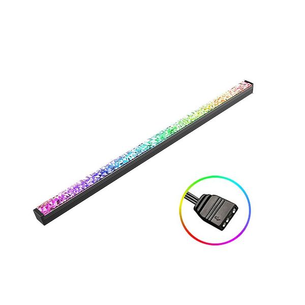 

fans & coolings bright computer cases colorful led light strip diy professional 5v 3pin accessories decorative argb interface easy install p