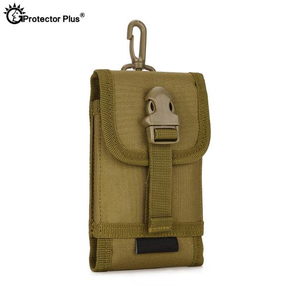 Stuff Sacks Proteger mais bolsa de fixação homens 5,8 polegadas Conjunto de telefones celulares Tactical Molle System Saco Acessório Escalada Viagem Caminhadas Sacos